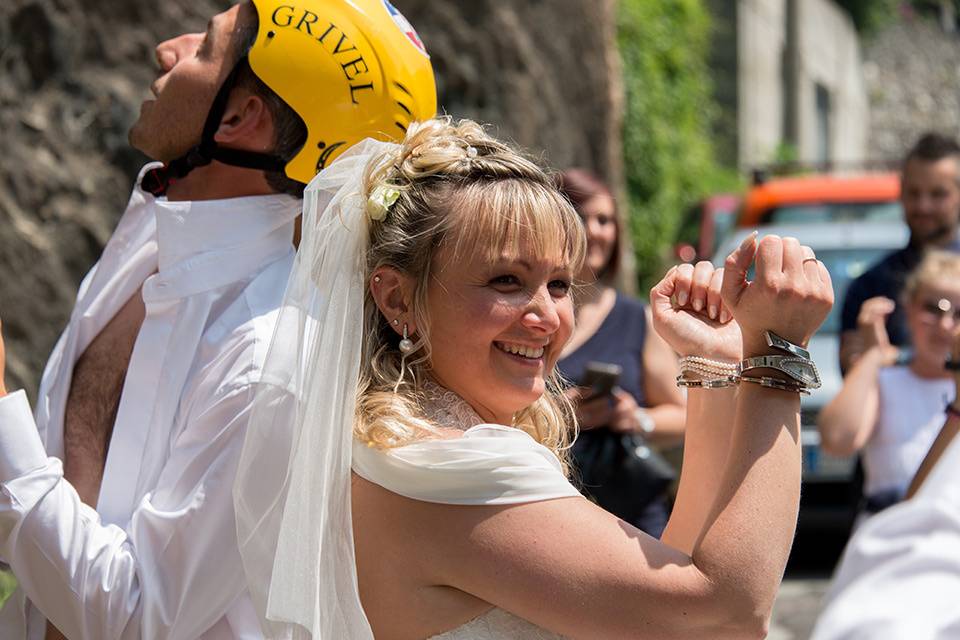 Il bacio degli sposi