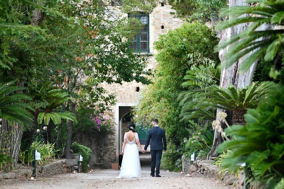 Couple in the garden