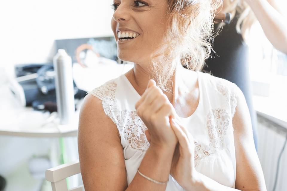 Preparazione sposa