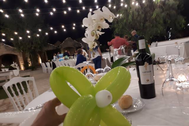 Addobbo tavolo bimbi