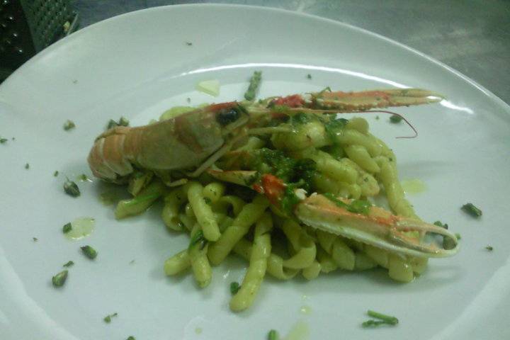 Fusilli scampi e zafferano