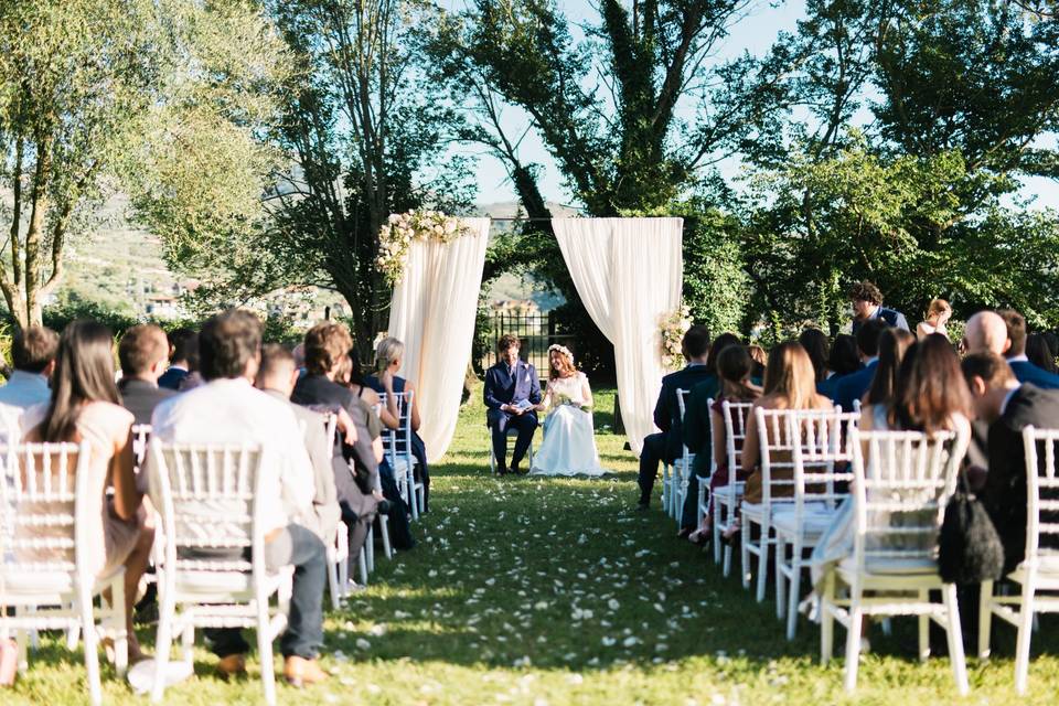 Il papà accompagna la Sposa