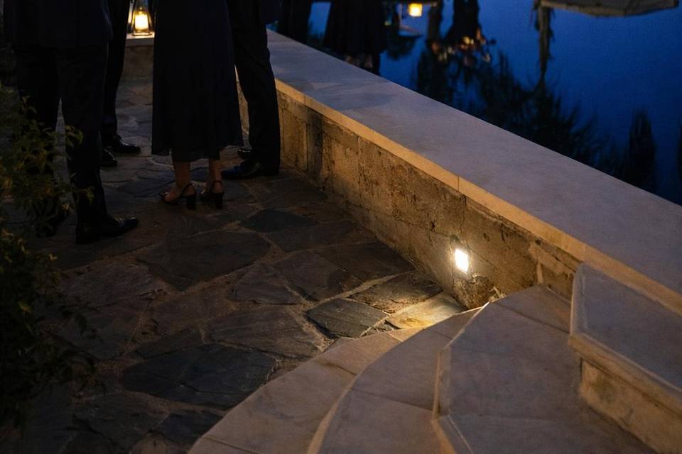 Serata in piscina