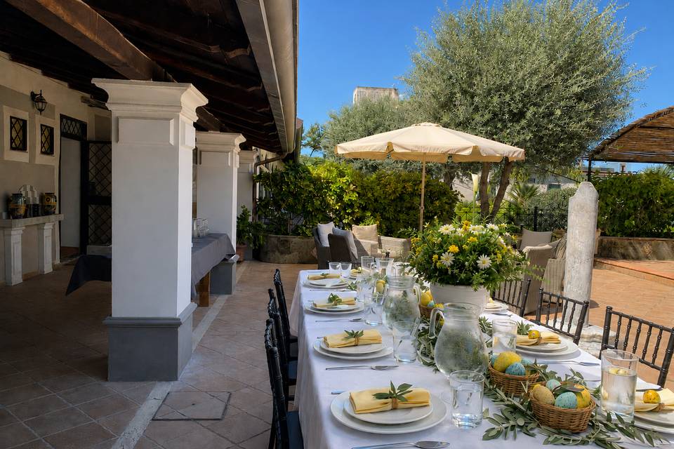 Cena al tramonto