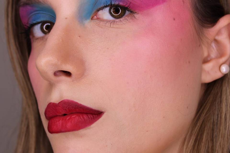 Trucco ispirato anni 80