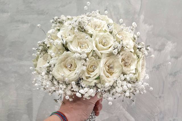 Bouquet sposa gioiello