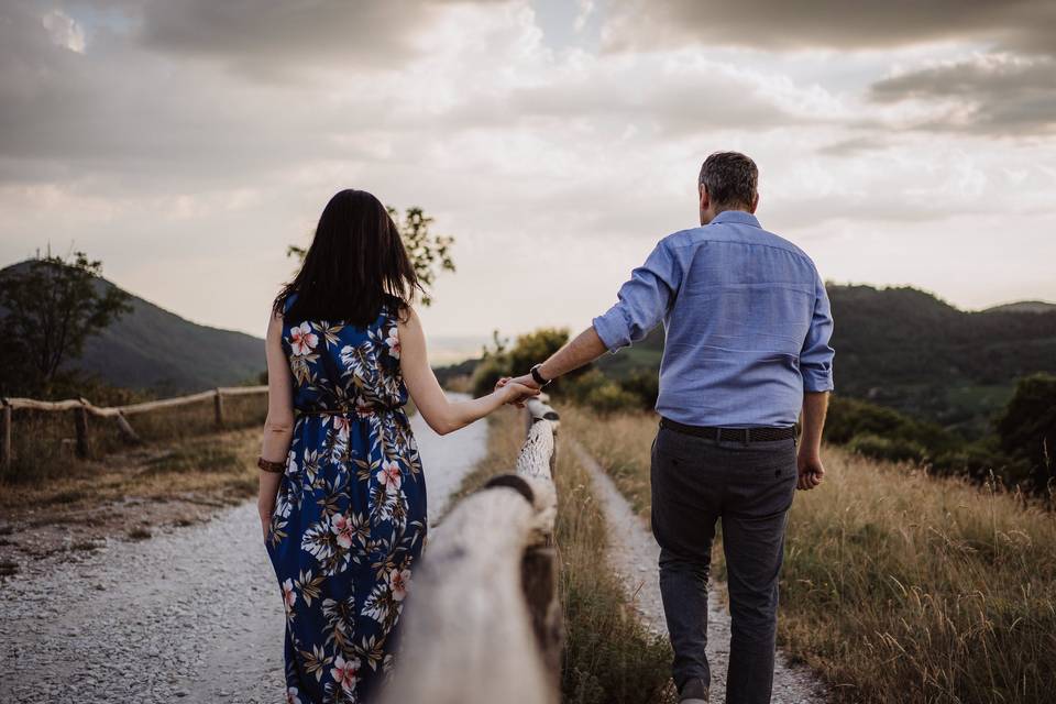 Pre-matrimonio sui colli