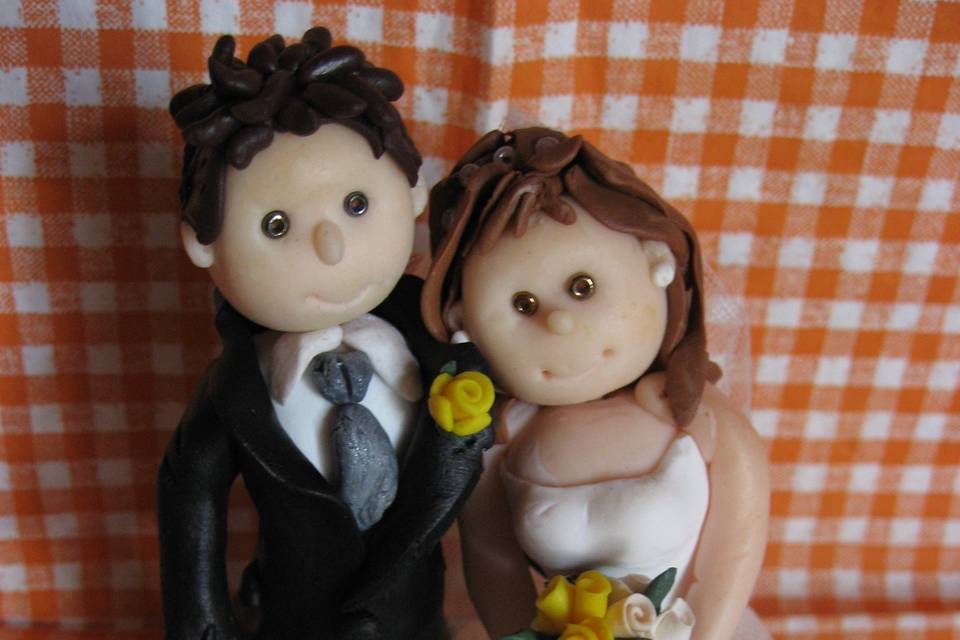 Cake topper artigianale