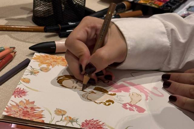 Live sketching