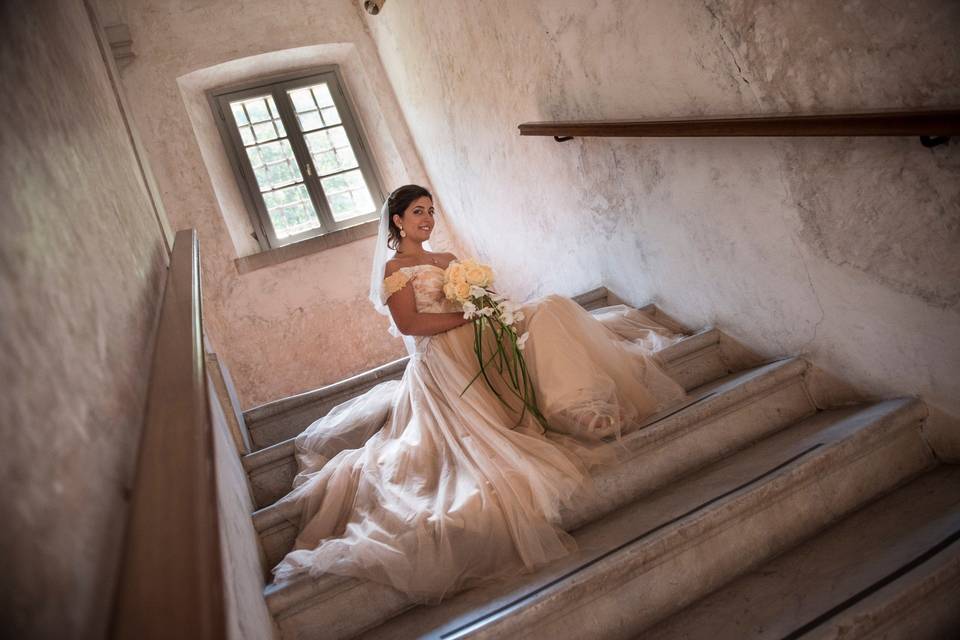 Portrait on the stairs