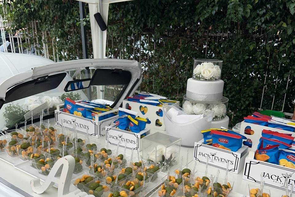 Aperitivo olivi e lupini