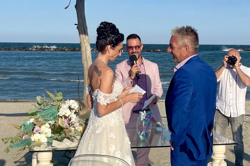 Matrimonio in spiaggia