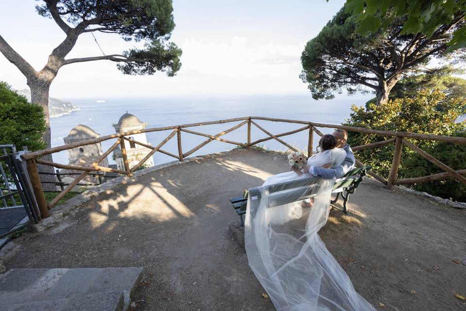 Villa Rufolo at sunset