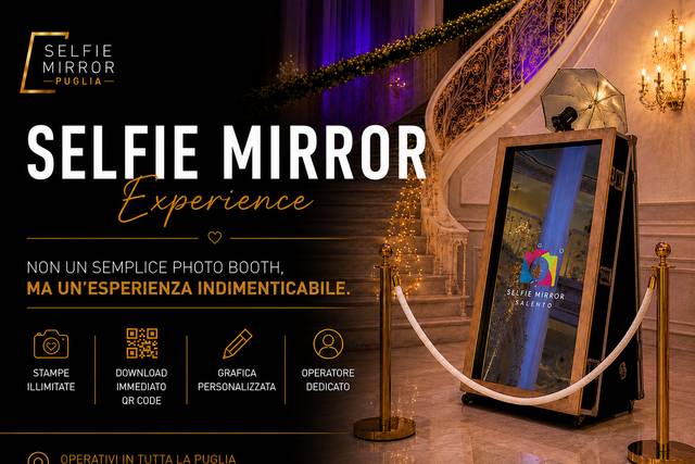 Selfie Mirror Puglia - Photo Booth & 360 Video Booth