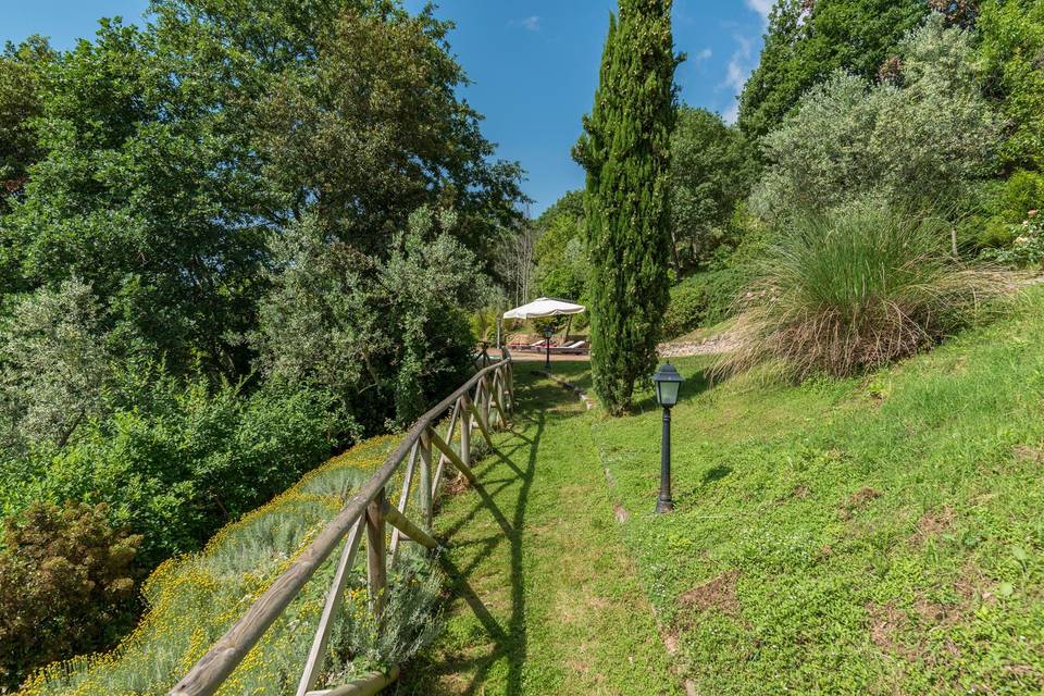 Camminata in piscina