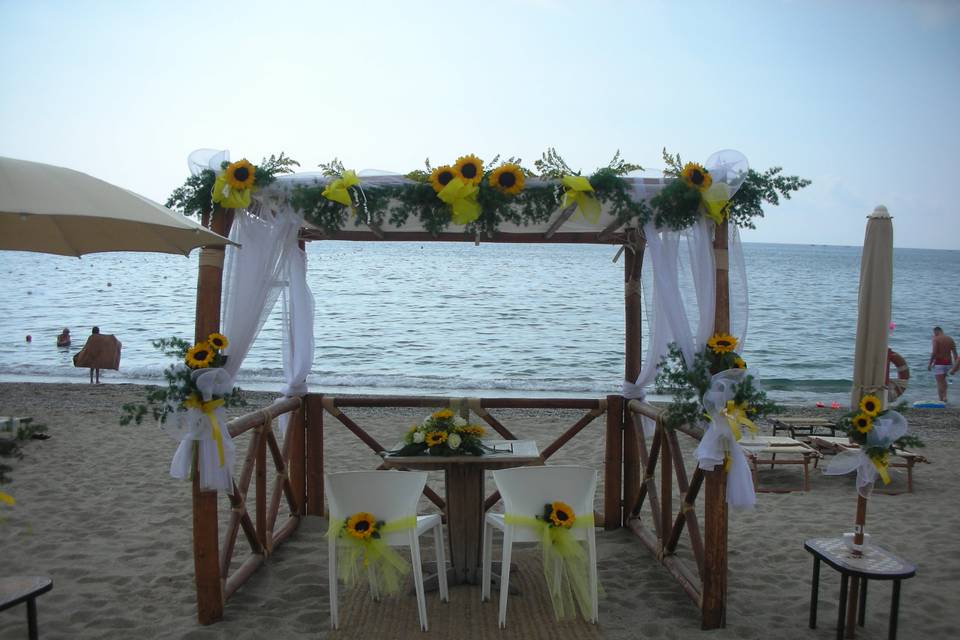 Gazebo spiaggia