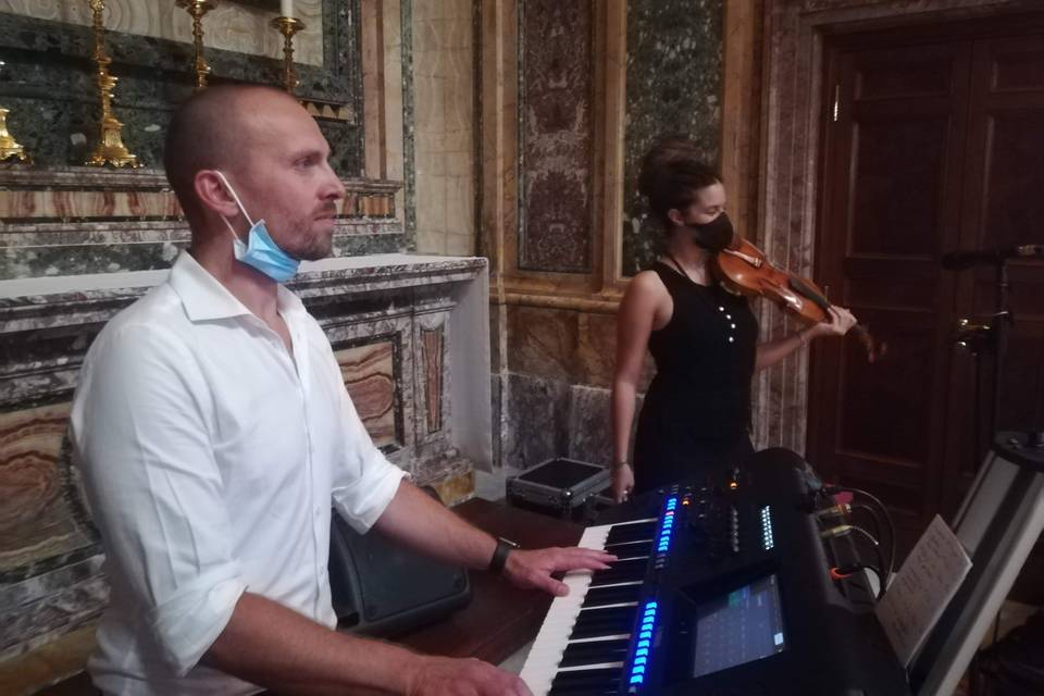 Piano e violino per cerimonia