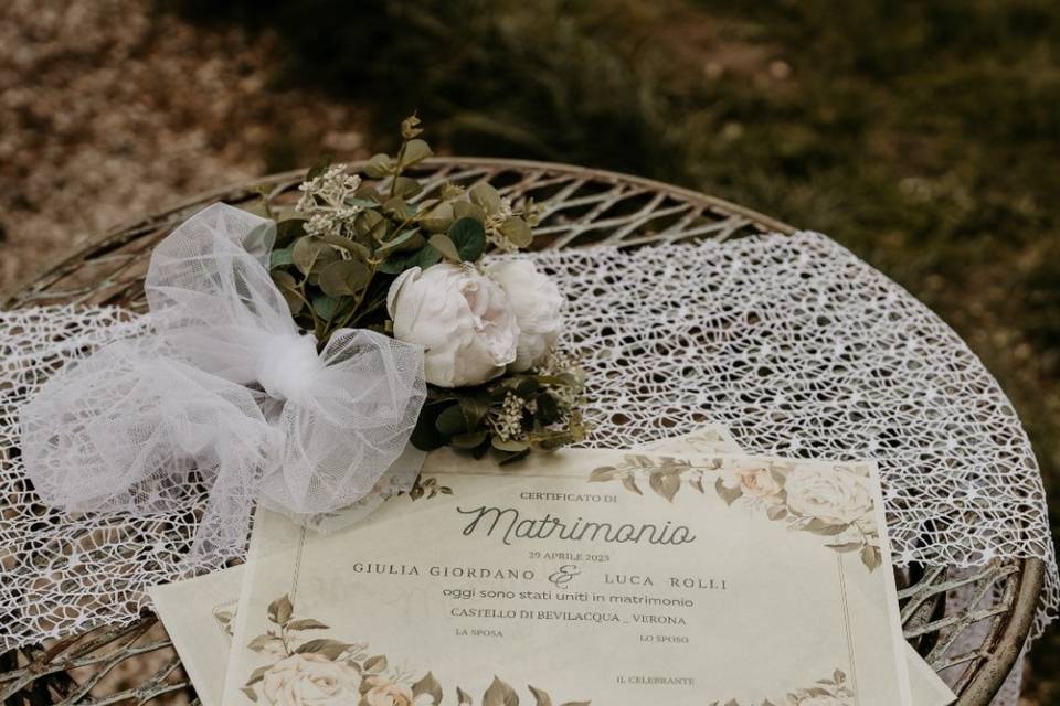 Certificato di matrimonio