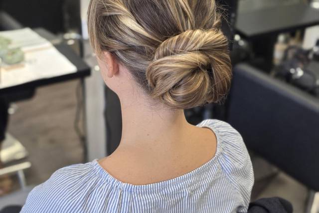 Chignon elegante e raffinato