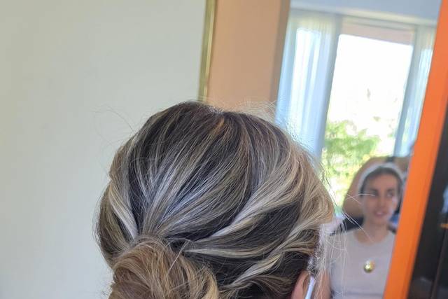 Chignon morbido e sofisticato