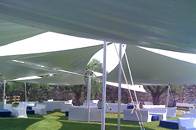 Allestimento con vele