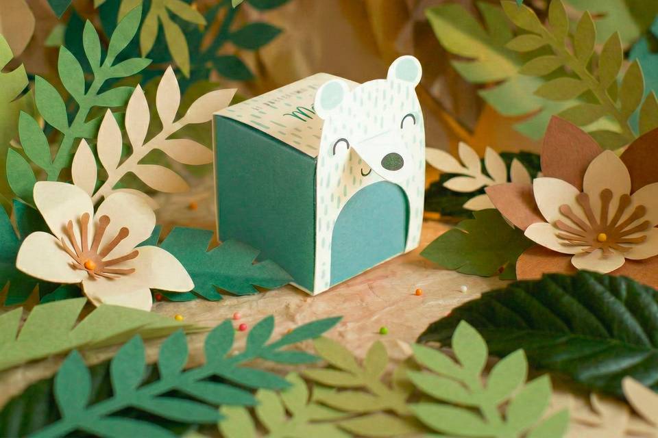 Scatolina Orso Azzurro