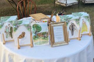 Live Painting - Wedding Italy Residence