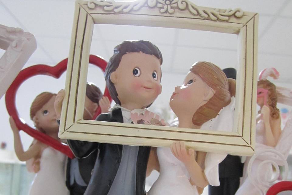 Sposi cake topper