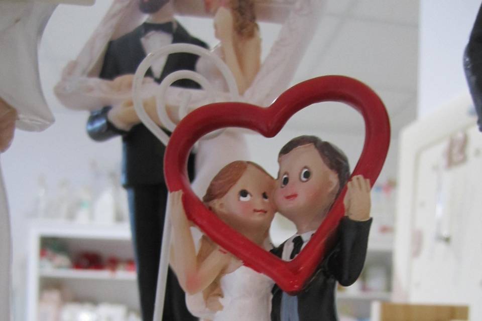 Sposi cake topper