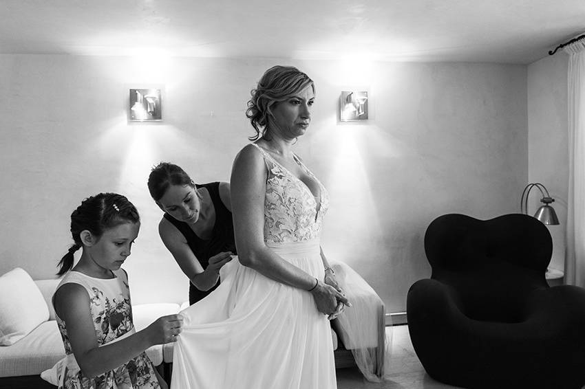 Preparazione sposa