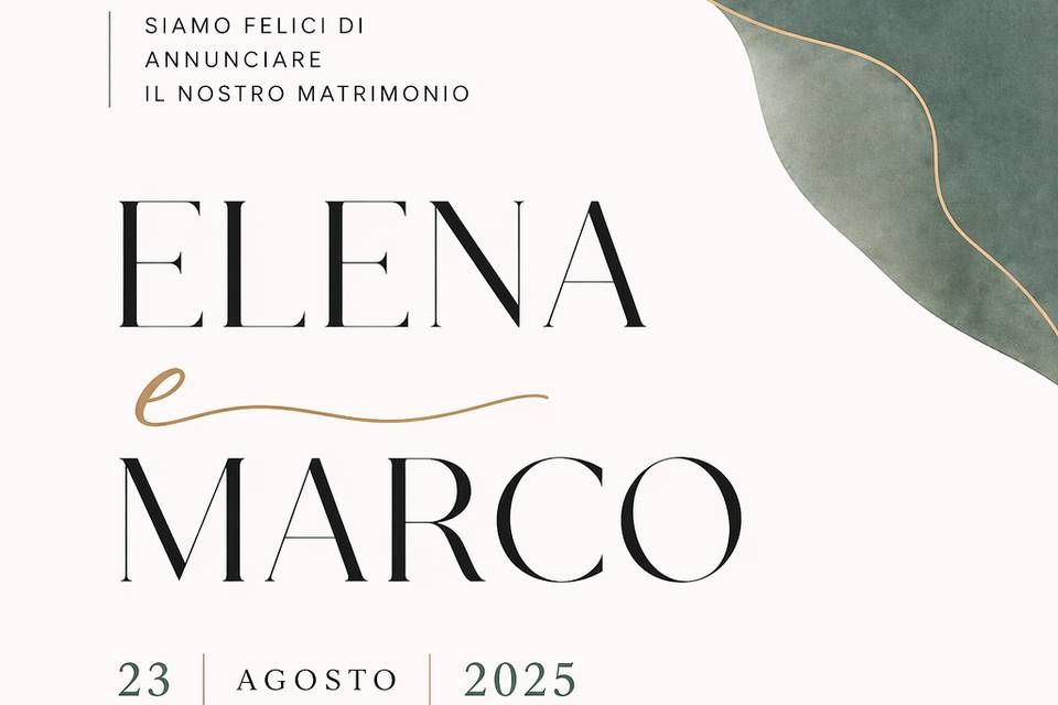 Matrimonio Marco e Elena