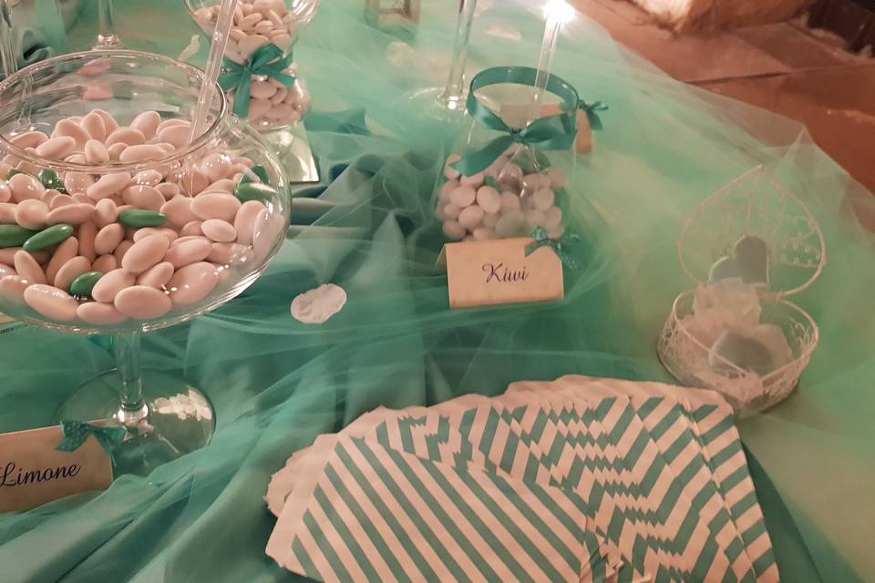 Confettata verde tiffany