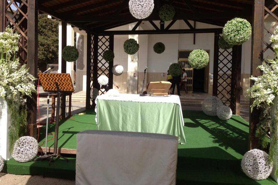 Allestimento chiesa