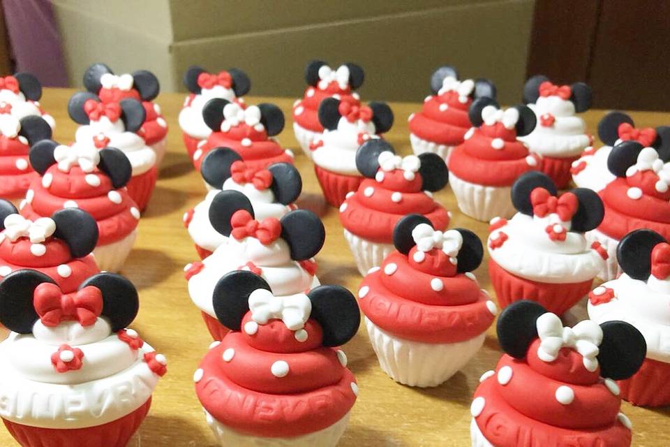 Cup cake minnie