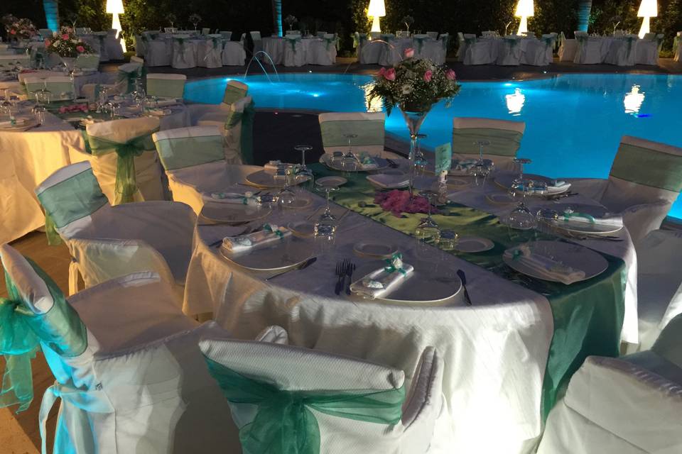 Matrimonio verde tiffany