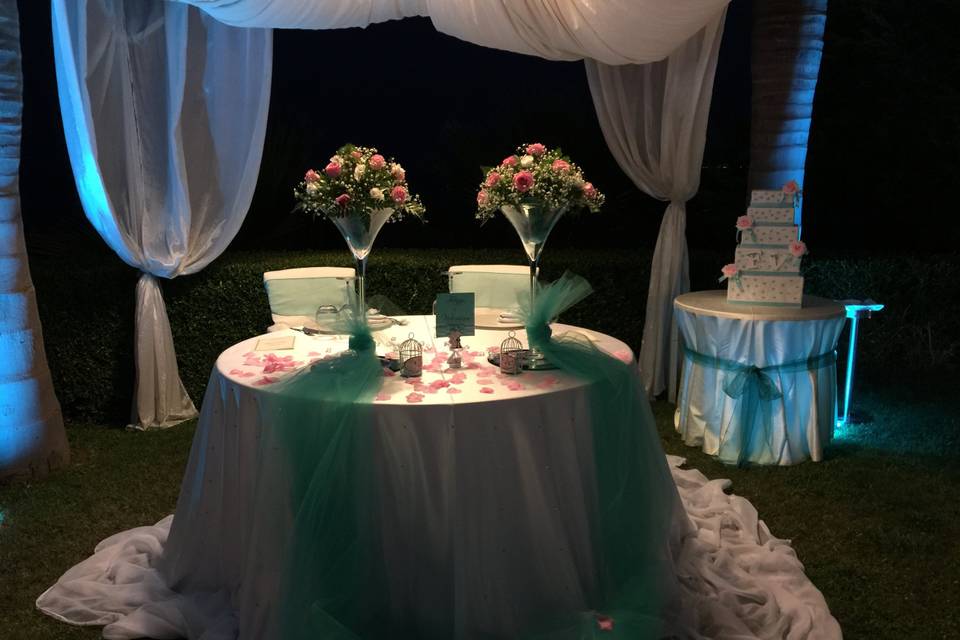 Matrimonio verde tiffany