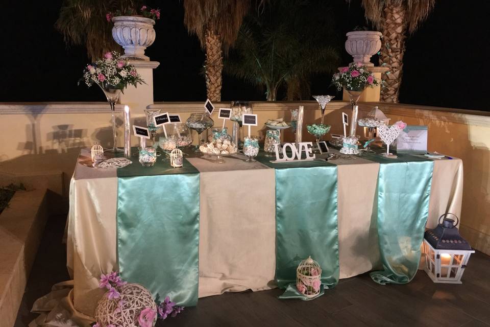 Matrimonio verde tiffany