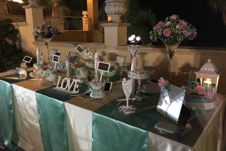 Matrimonio verde tiffany
