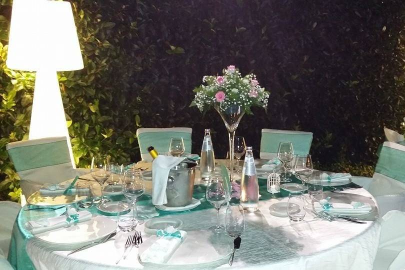 Matrimonio verde tiffany