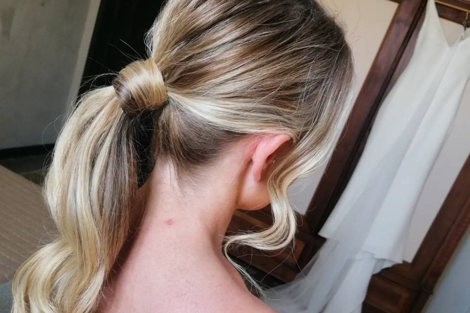 Bride hair