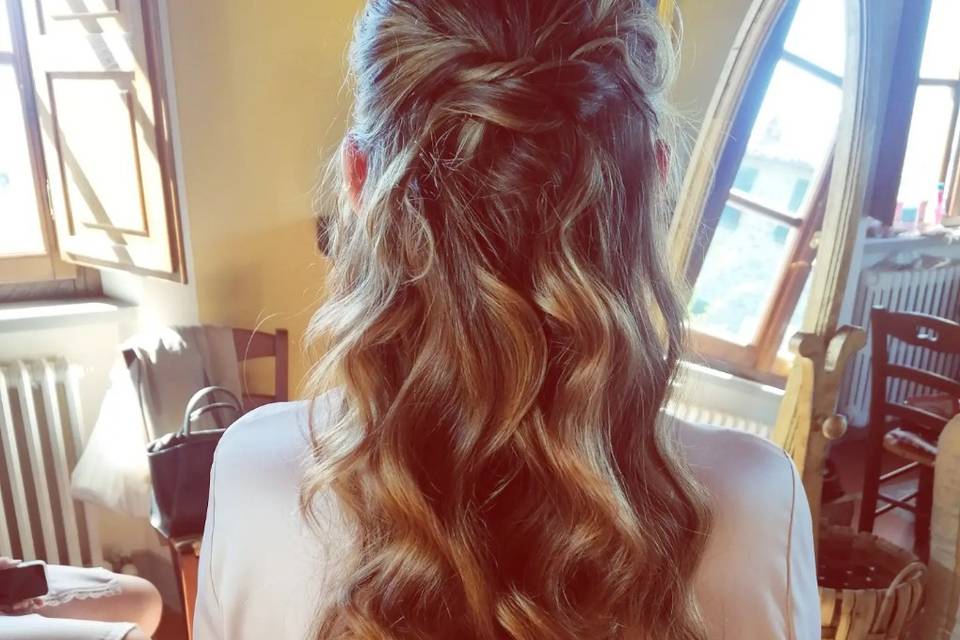 Bridesmaids hair