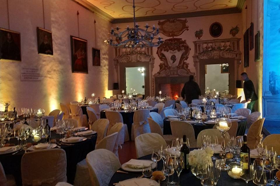 Evento cena Tuscan location