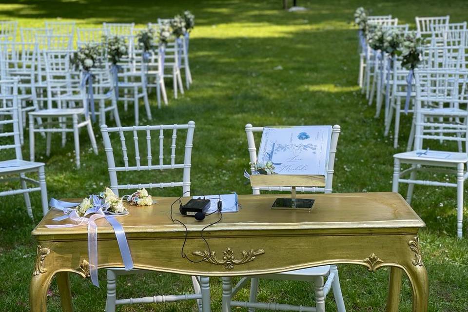 Tavolo della cerimonia