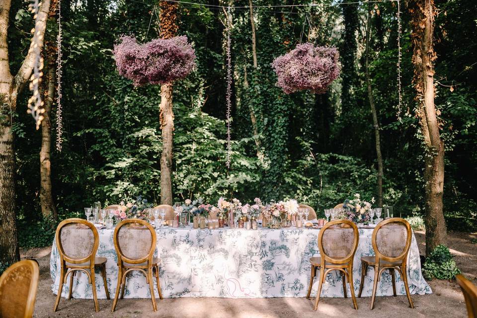 La cena nel bosco