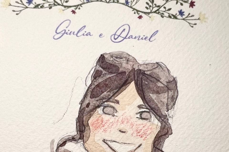 Live sketching Mirti