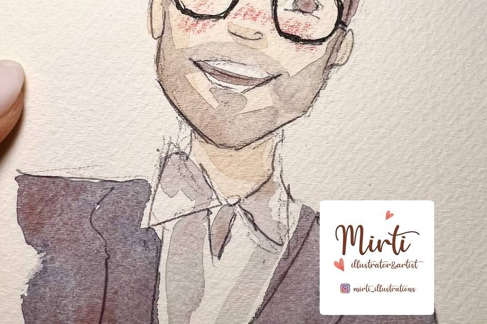 Live sketching Mirti