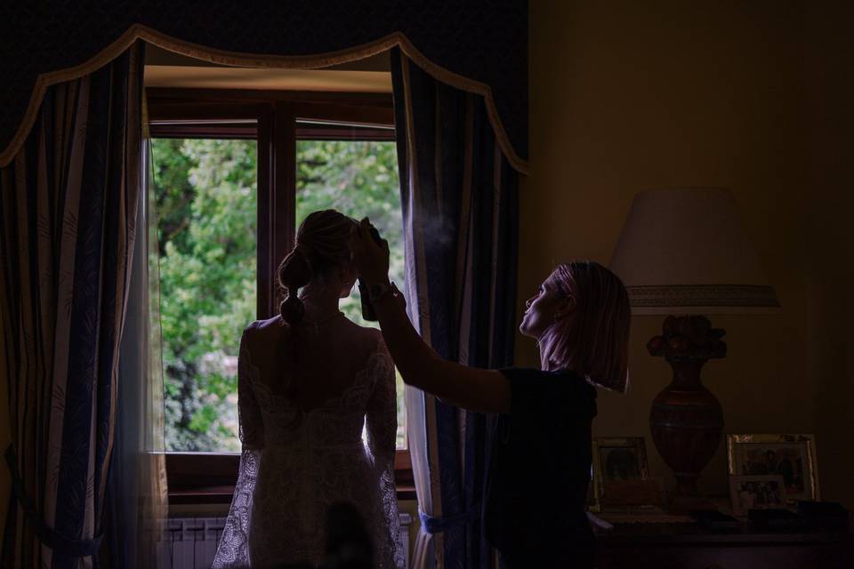 Preparazione sposa