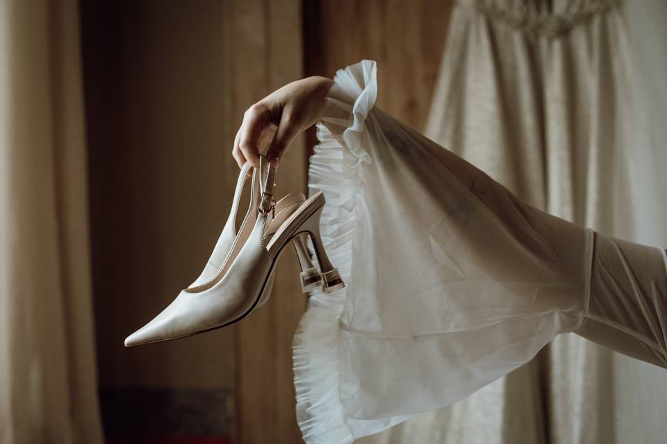 Scarpe della sposa