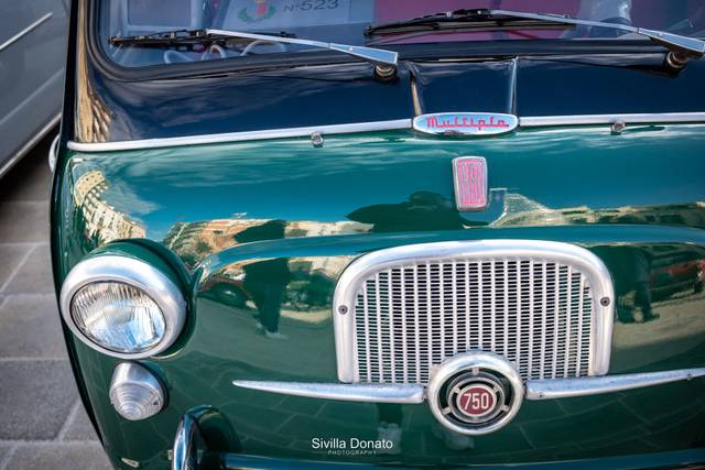 Dettagli fiat 600 multipla