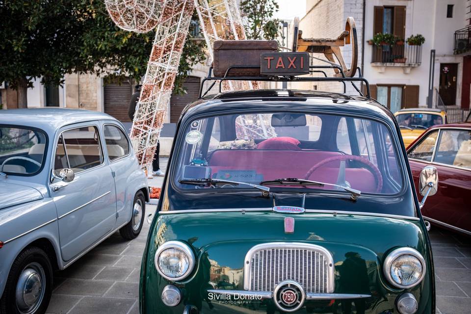 Dettagli fiat 600 multipla